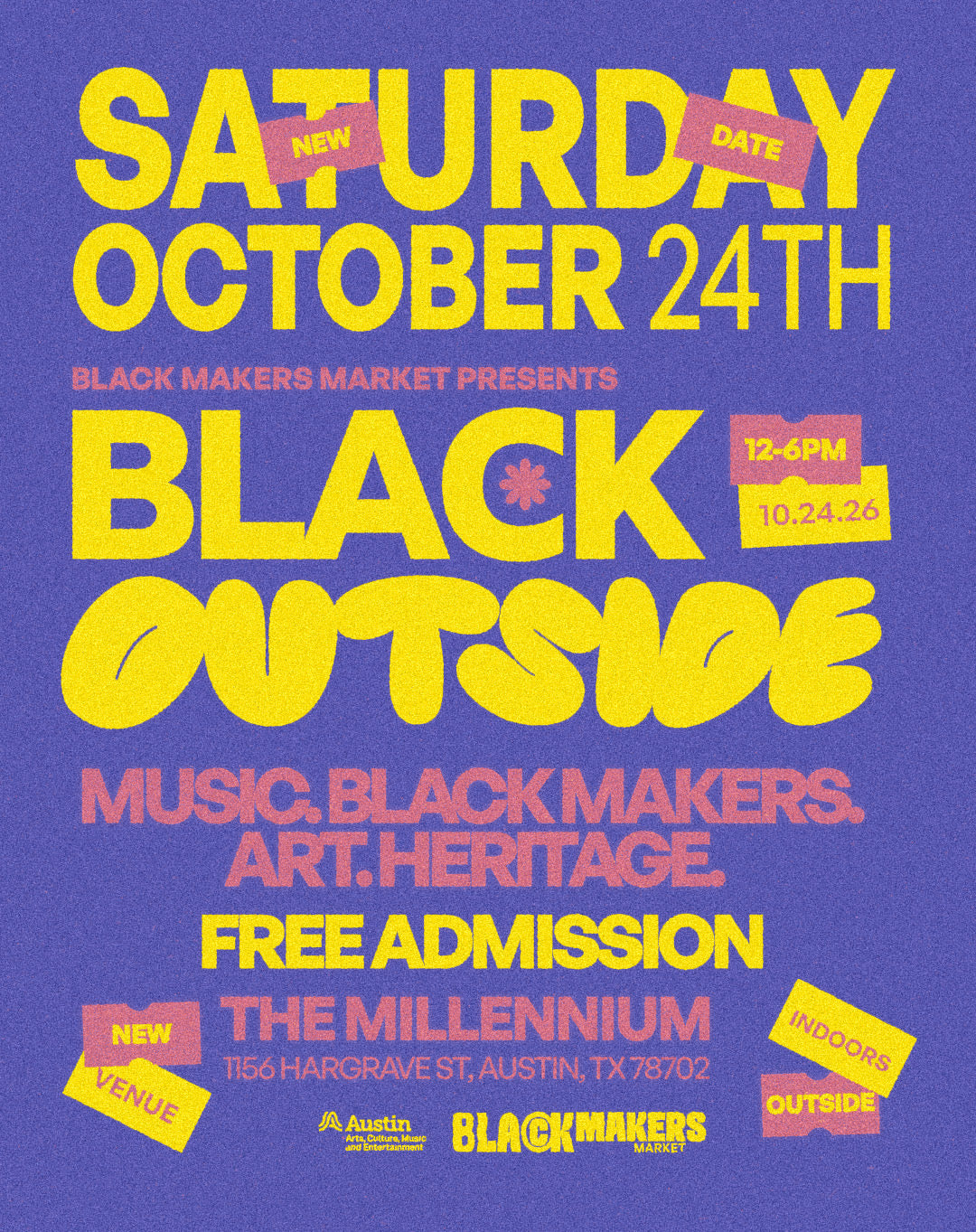 October 24 2026 - Black Outside Fest 2026
