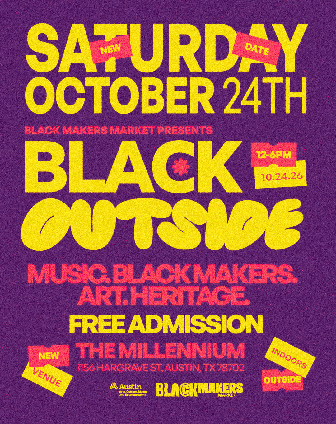 October 24 2026 - Black Outside Fest 2026