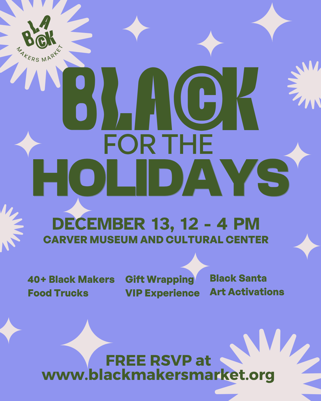 Dec 13 2025 - Black for the Holidays at Carver Museum
